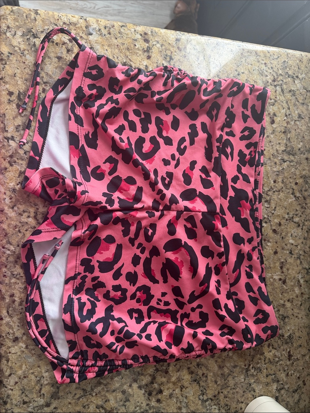 Pink Leopard Print Women's Shorts